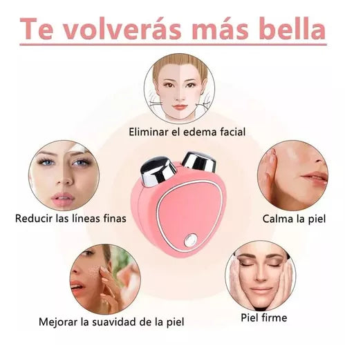 MASAJEADOR FACIAL MICRO + Gel Aloe vera