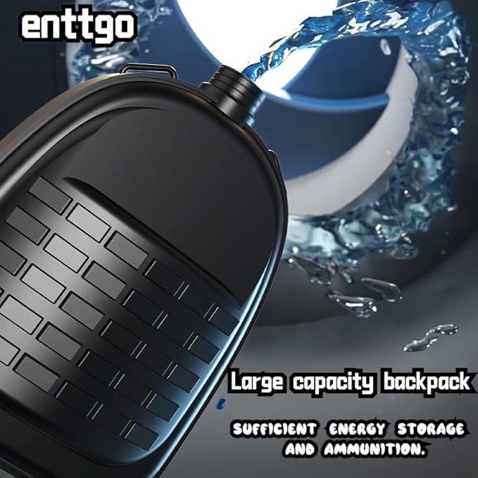 🎄 Ametralladora de Agua de Doble Tubo Giratorio – ¡El Regalo Más Épico de esta Navidad!