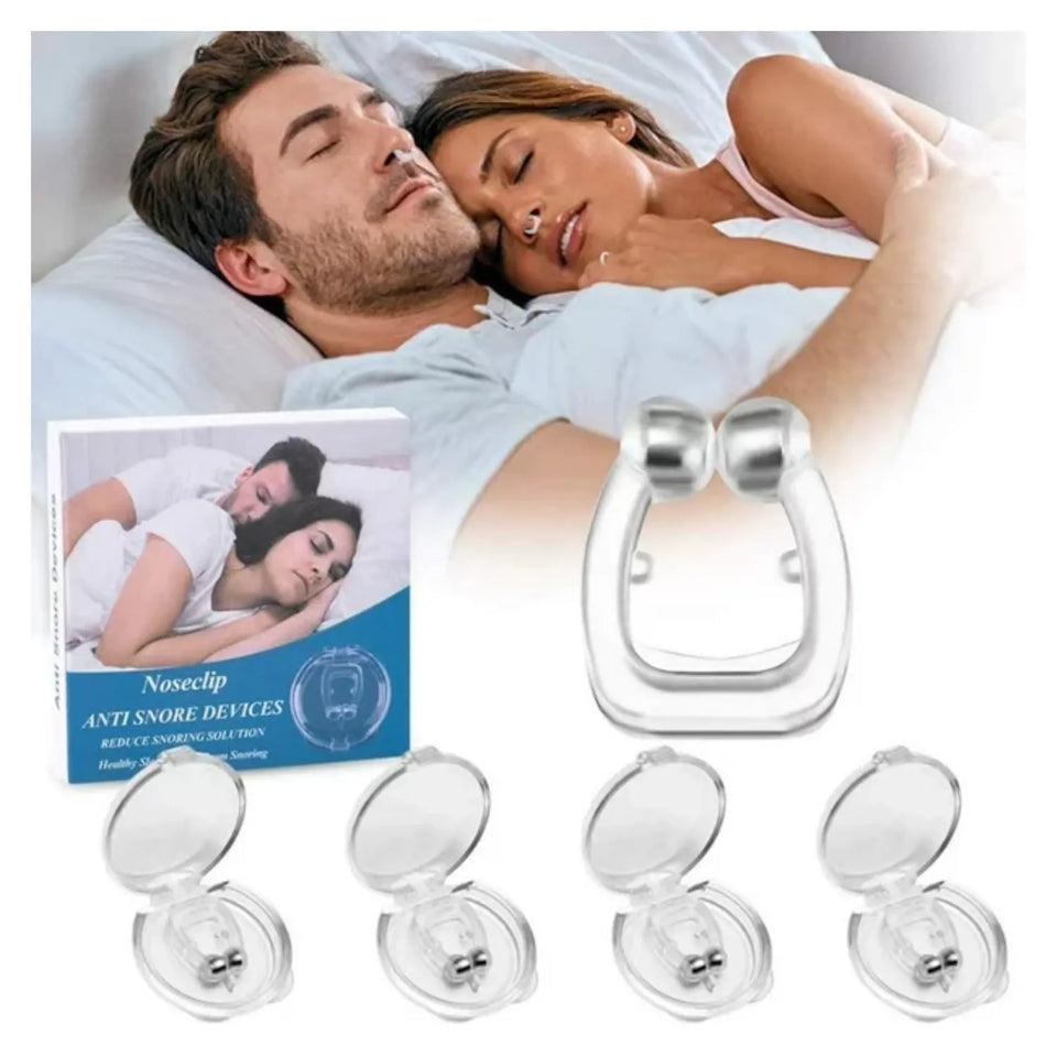 Clip Nasal Antirronquidos (Pack x4) – Duerme Mejor, Tú y Tu Pareja
