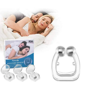 Clip Nasal Antirronquidos (Pack x4) – Duerme Mejor, Tú y Tu Pareja